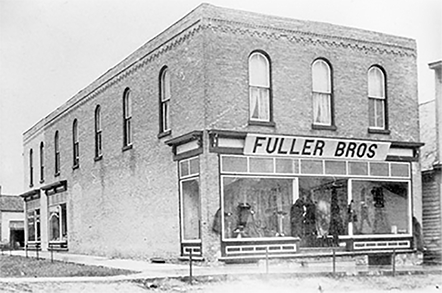 Fuller Bros. General Store at the "four corners" in Arkona. 