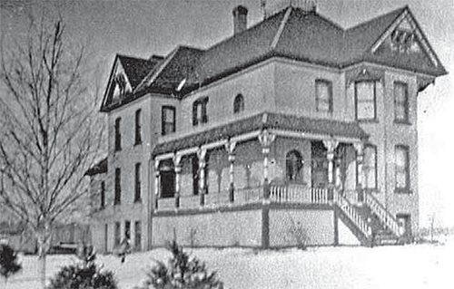 John McCormick's large two story home.
