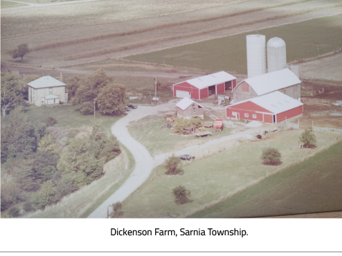 Dickenson Farm, Sarnia Township.