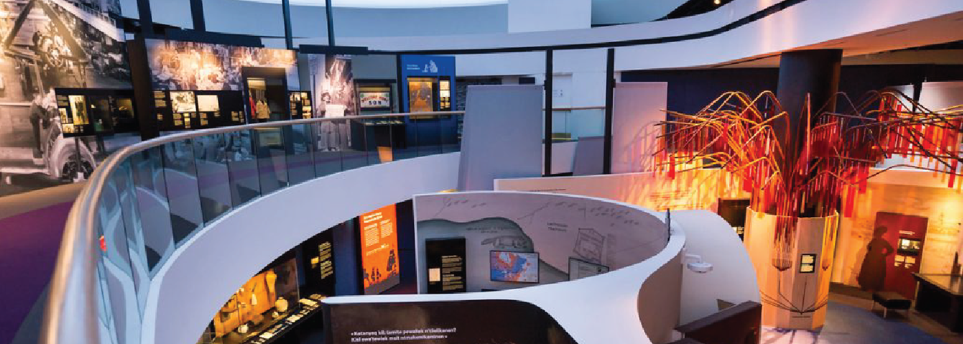Interior of the Canadian Museum of History