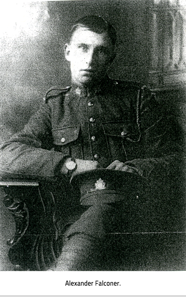 Portrait of Alexander Falconer in Uniform, link.