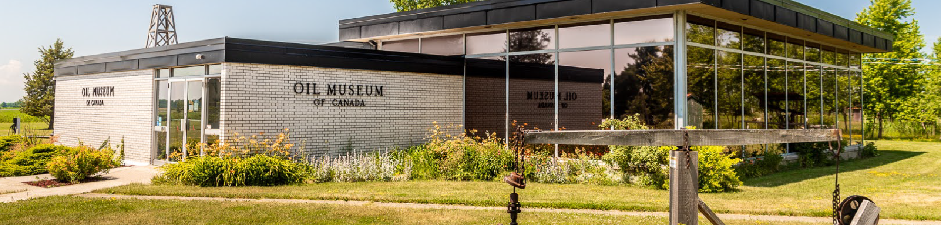 Exterior of the Oil Museum of Canada