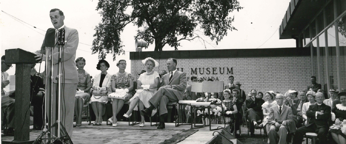 Grand Opening of Oil Museum of Canada in 1960.
