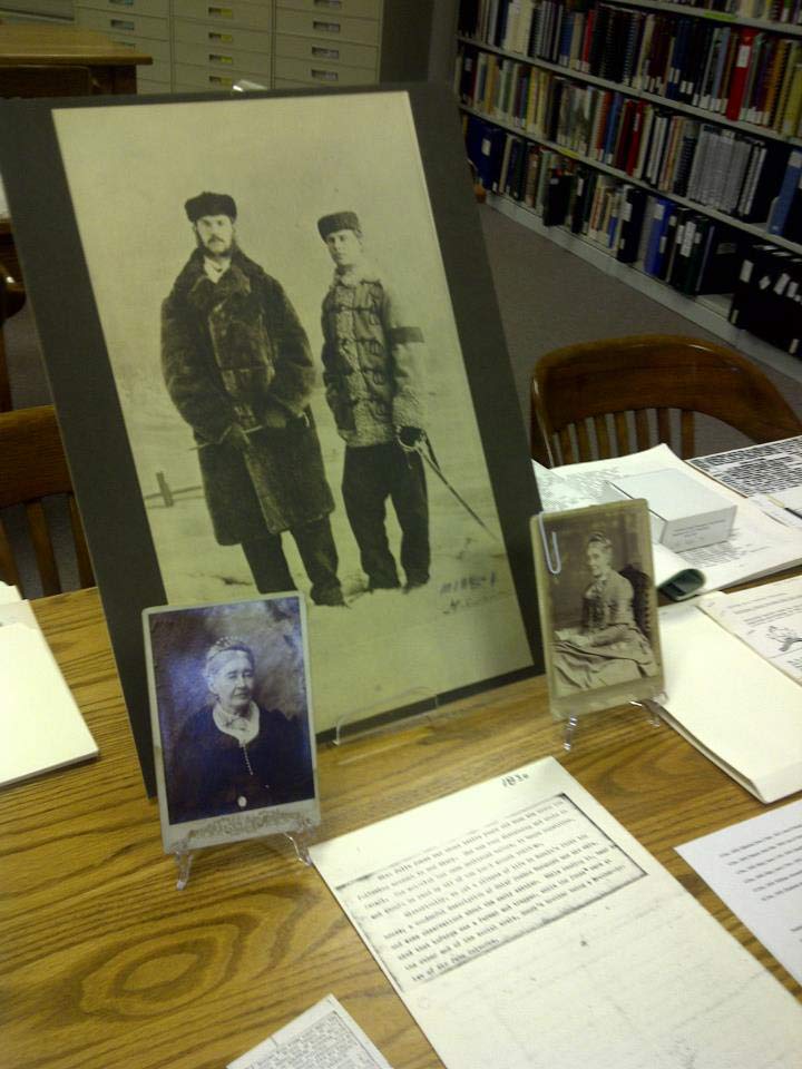Materials from the Archives on display.