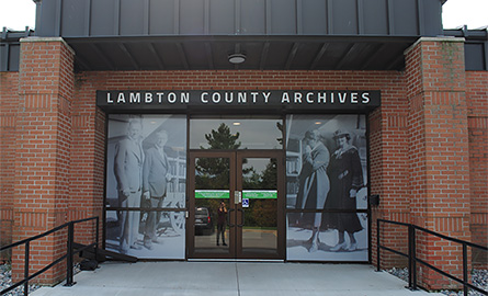 Front of Lambton County Archives