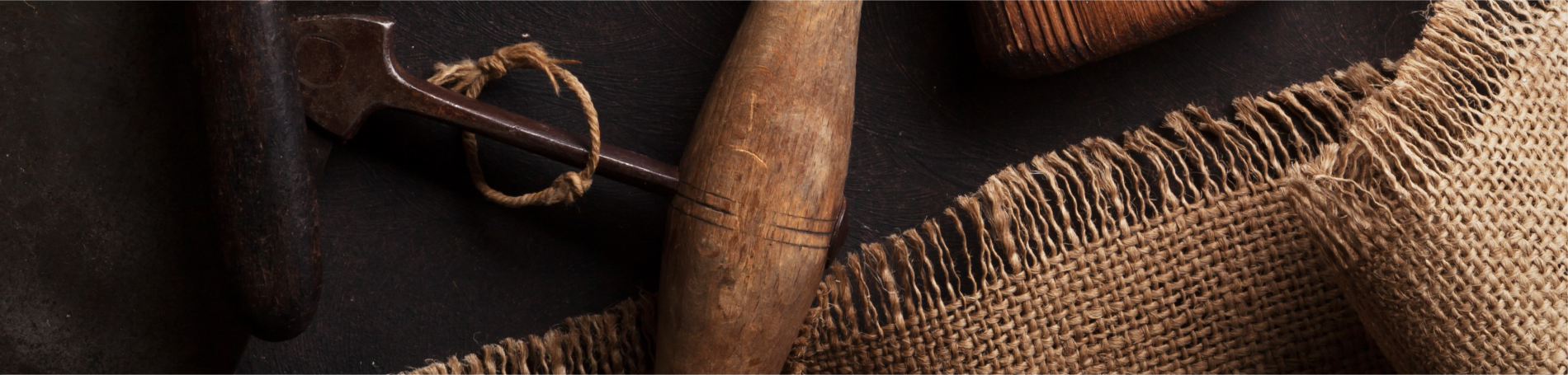 Old kitchen utensils.