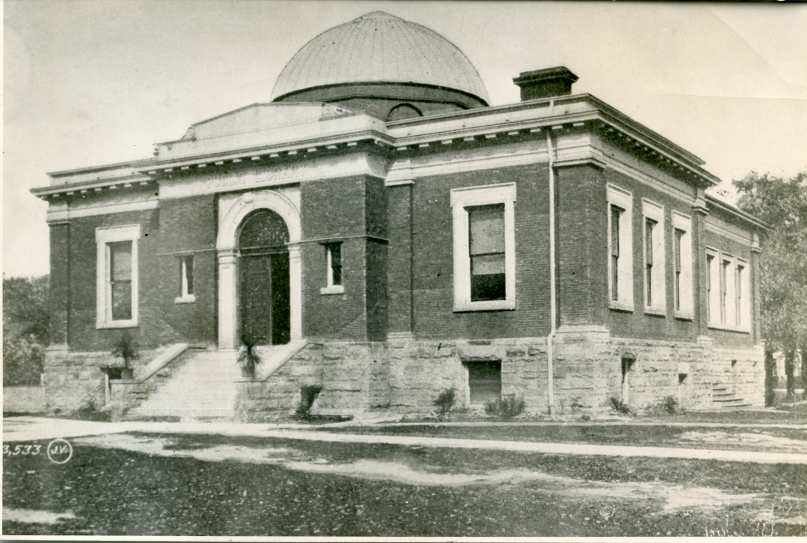 Former Public Library Building.