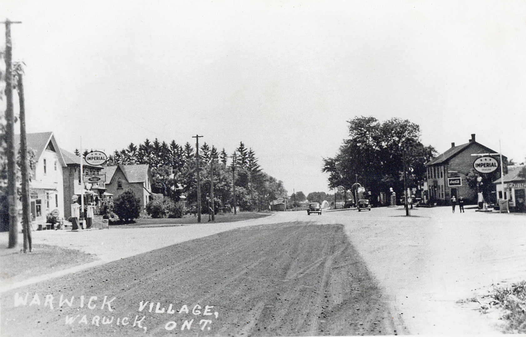 Warwick village street.