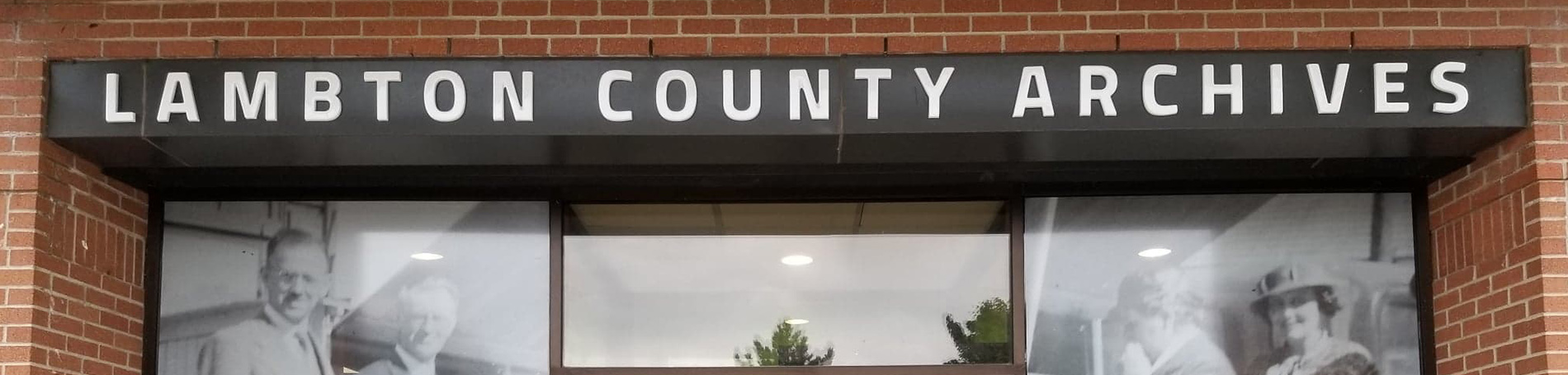 Entrance to Lambton County Archives