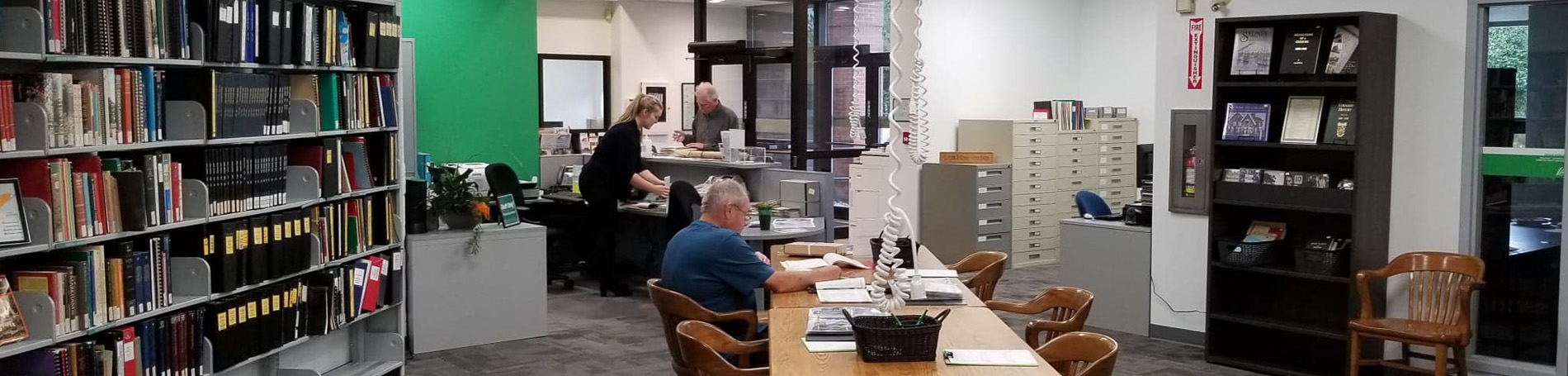 View of Lambton County Archives Reading Room