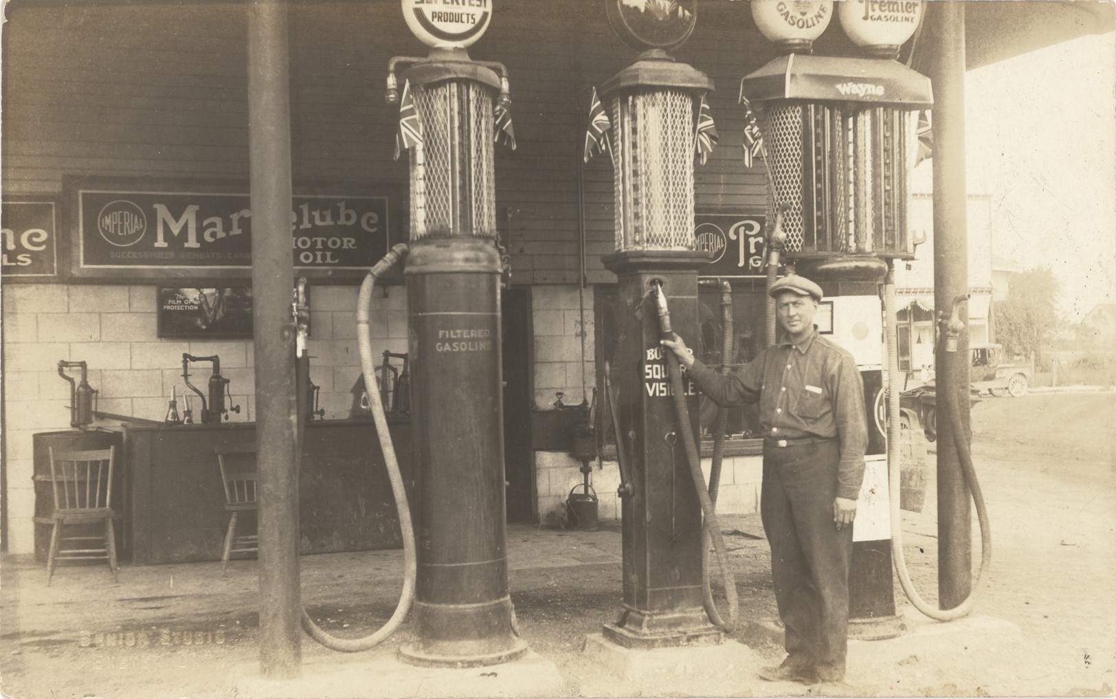 Vintage Gas Station