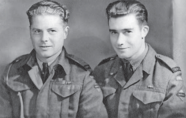 Ray Prime and Earl McKay in uniform.