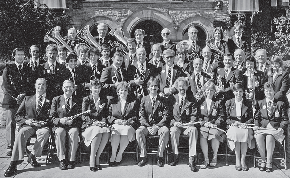 Forest Excelsior Band at Queen’s Park, Toronto. 