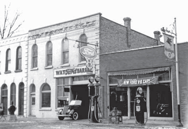 Ray Morningstar’s Ford Garage, Watford. 