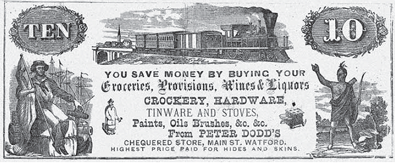 Peter Dodd’s Chequered Store coupon.
