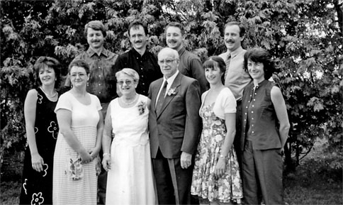 Holbrook family all dressed up.