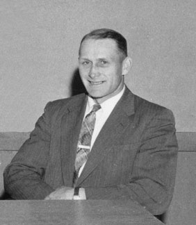 John Pedden wearing a suit.