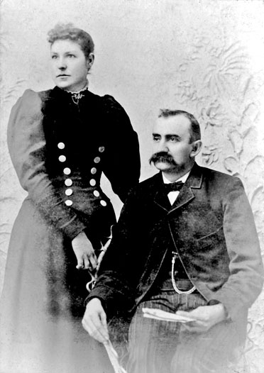 Sarah McDonald and her husband Charles Zankey.