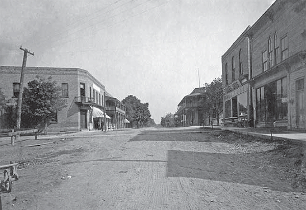 Street view of townsend Line looking east.