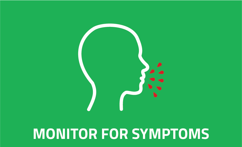 Icon - Monitor for symptoms