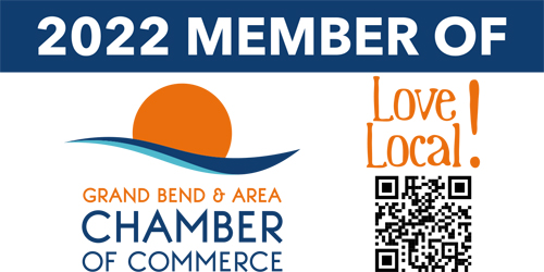2022 Member of Grand Bend & Area Chamber of Commerce logo.