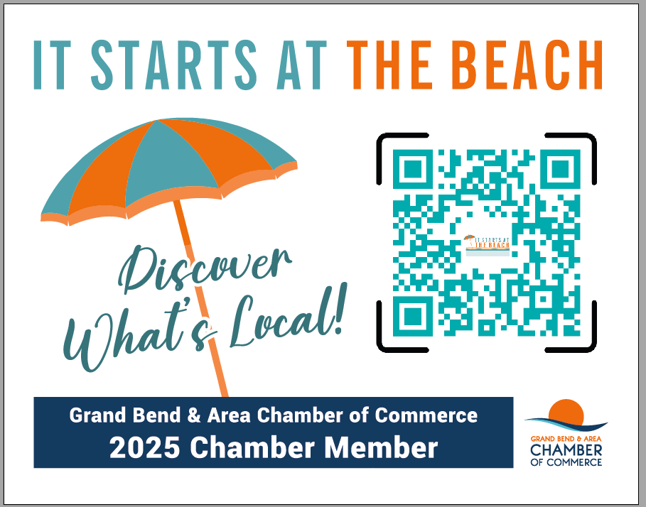 2023 Member of Grand Bend & Area Chamber of Commerce logo.