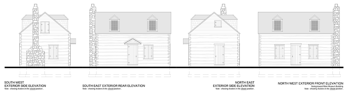 renderings of the exterior of the canatara cabin