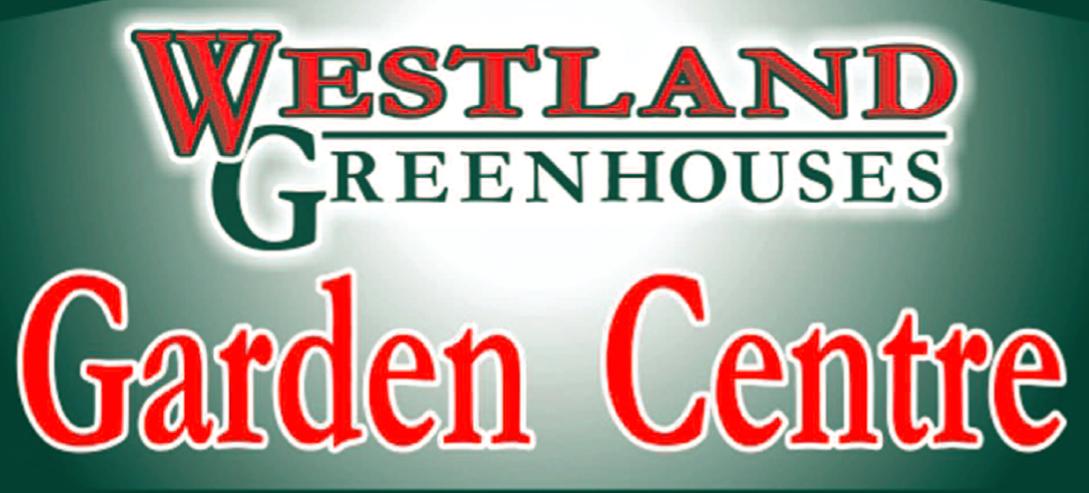 Westland Greenhouses Logo A green, white and red image of Westland Greenhouses logo.