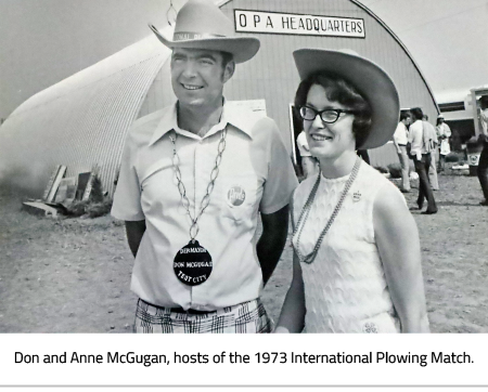 Hosts of the 1973 International Plowing Match