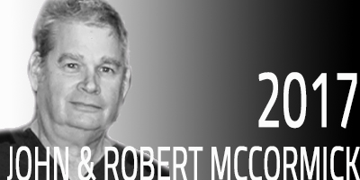 2017 inductees, John and Robert McCormick