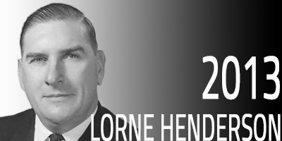 2013 inductee Lorne Henderson