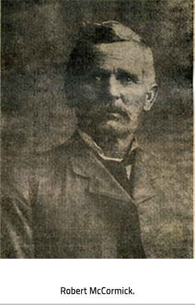 Portrait style photo of Robert McCormick. Image Caption: Robert McCormick