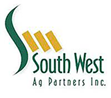 South West Ag Partners Inc. with logo: Large green 's' with 3 slanted yellow lines. 