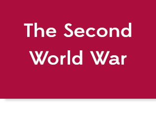 Dark Red box with text, "The Second World War", link.