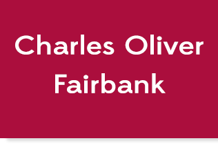 Red box with text, "Charles Oliver Fairbank", link.