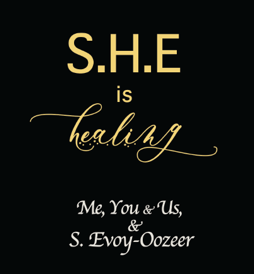 S.H.E. is Healing exhibit logo