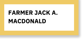 "Farmer Jack A. MacDonald" button