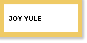 "Joy Yule" button
