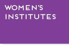 Purple box with text, "Women's Institutes", link.