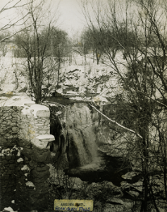 Winter wonderland at Rock Glen Falls.