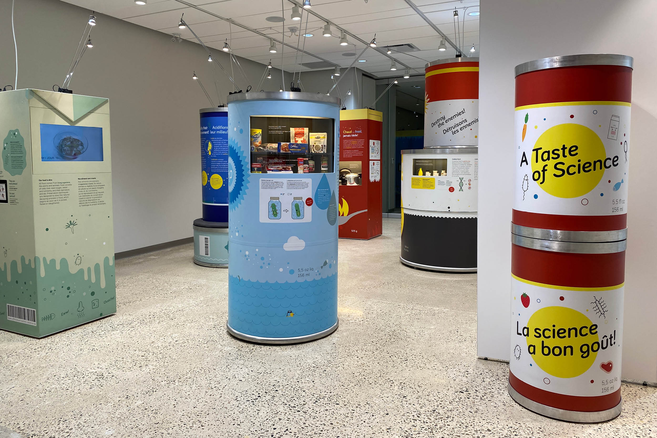The feature exhibition 'A Taste of Science' at Lambton Heritage Museum