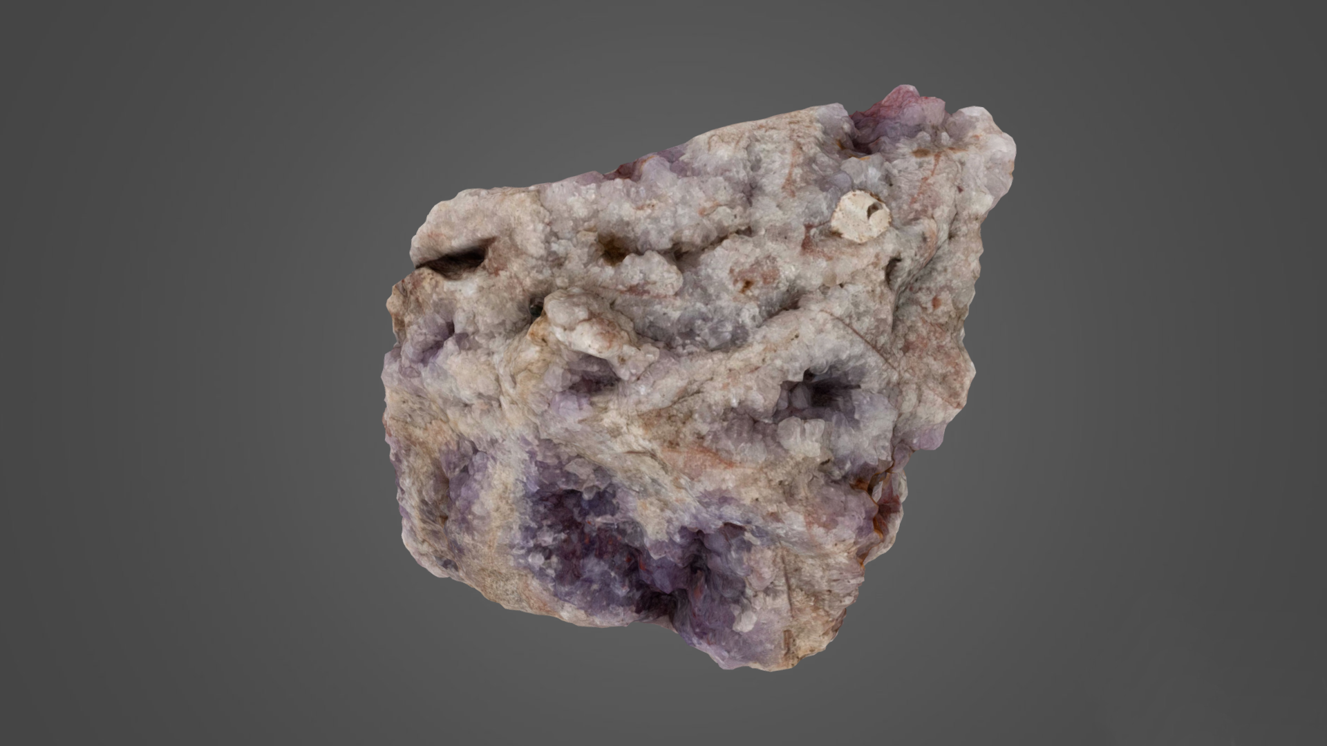 3D Scan of an Amethyst Sample