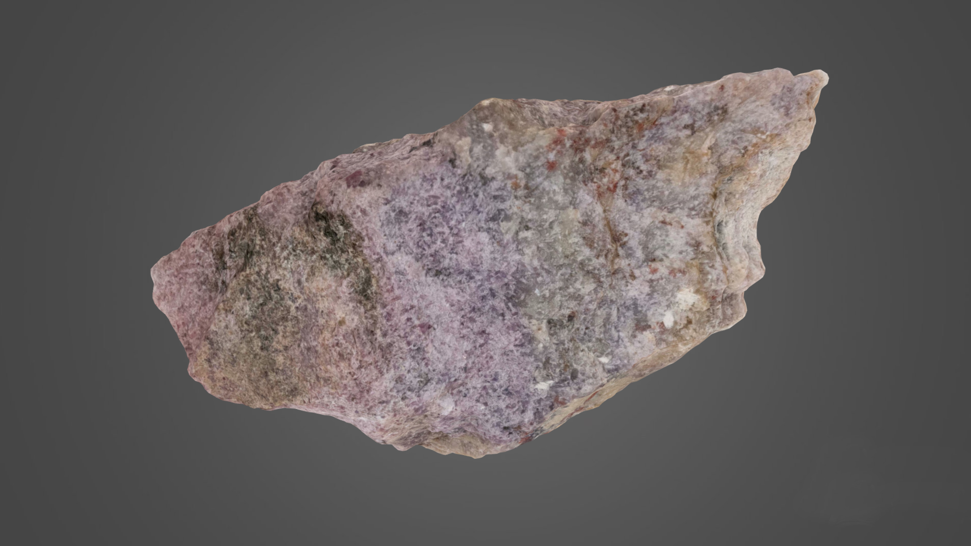 3D Scan of an Erytherite Sample
