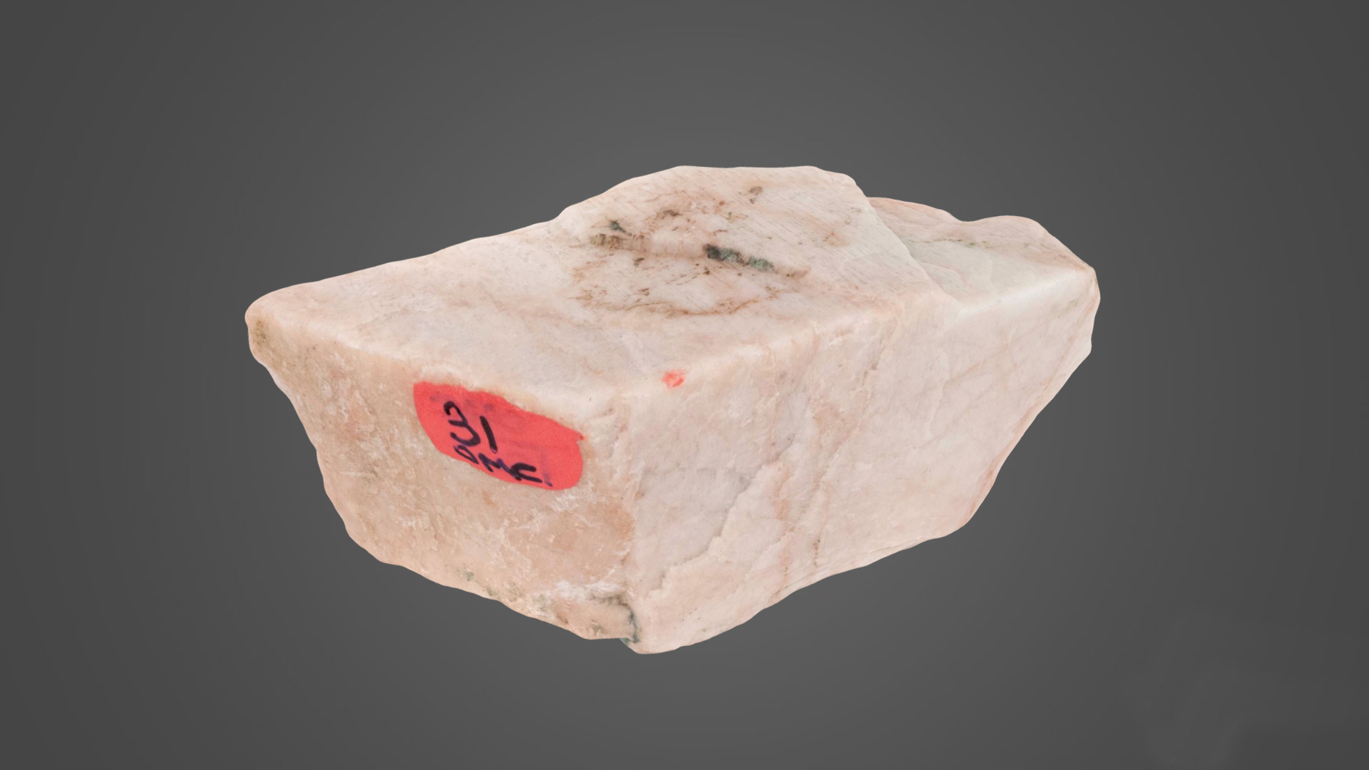 3D Scan of a Feldspar Sample