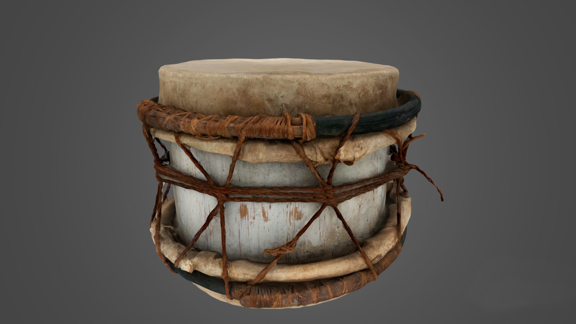 3D Scan of an Indigenous Drum (Guyana)