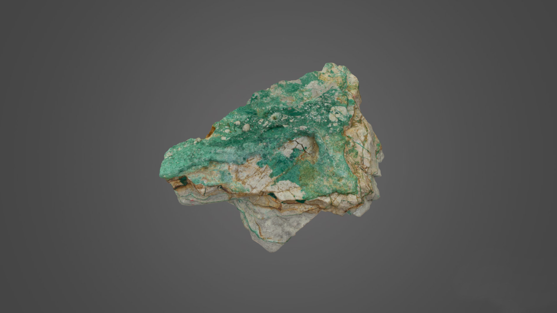 3D Scan of a Malachite Sample