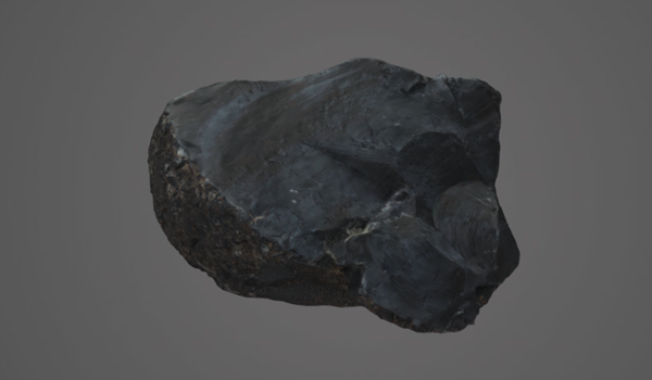 3D Scan of an Obsidian Sample