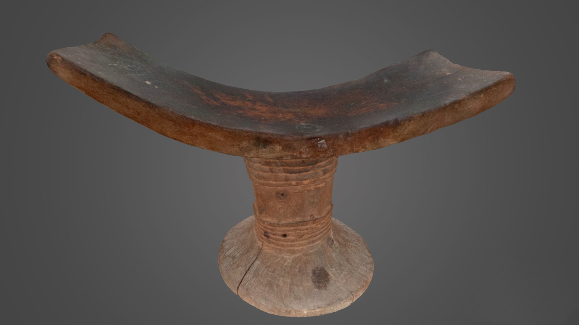 3D Scan of an Aweer Wooden Headrest
