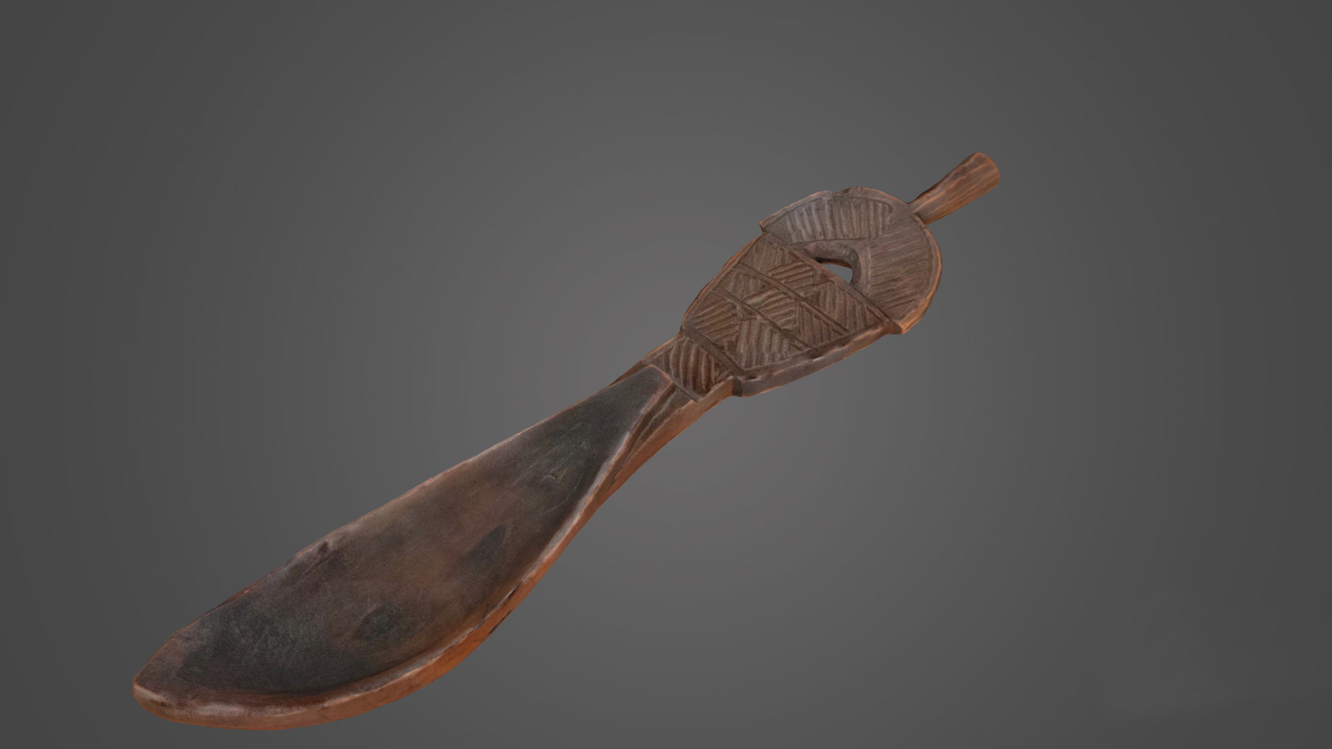 3D Scan of an Aweer Wooden Spoon