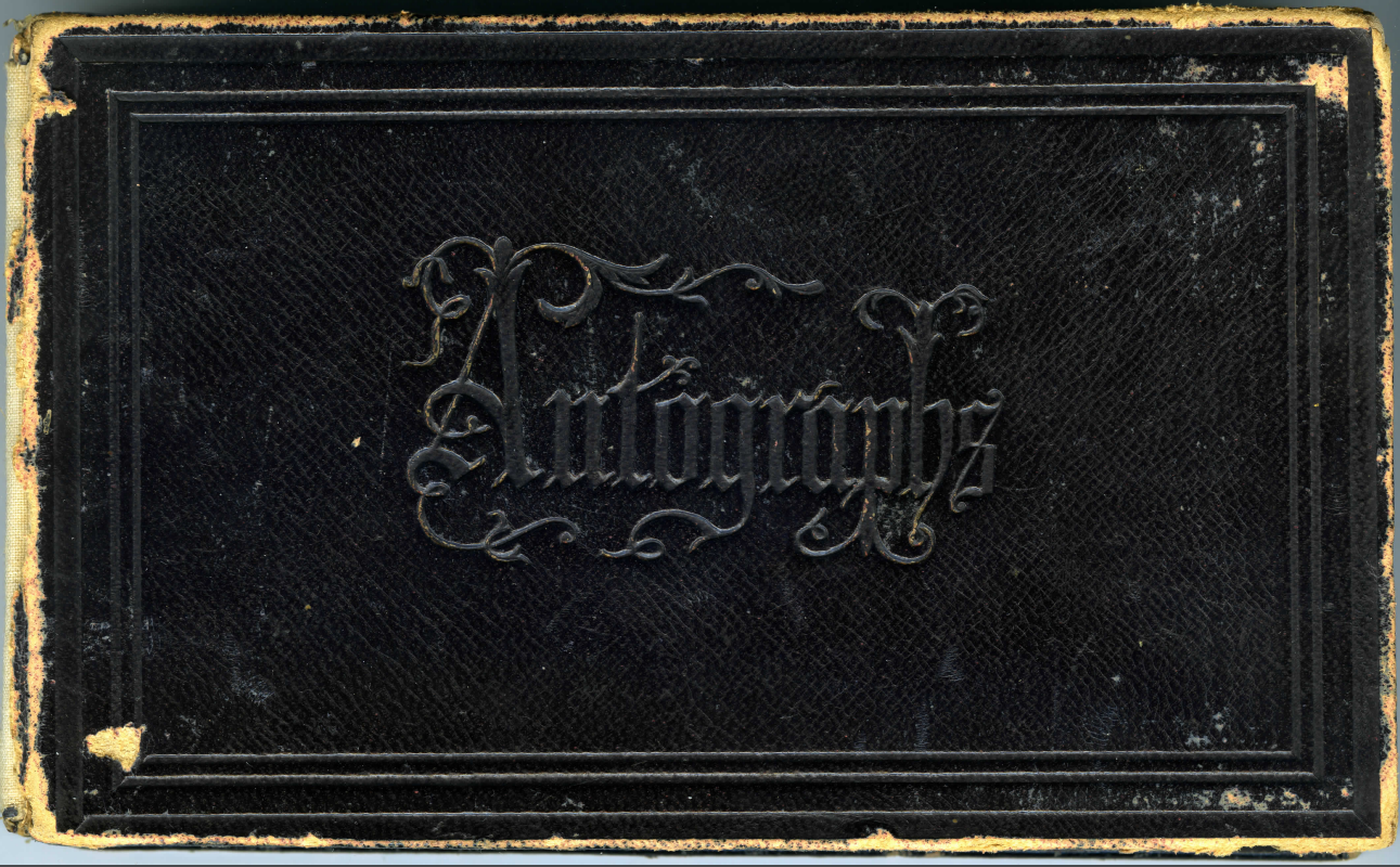 Autograph Book Back Cover